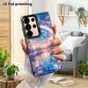Phone Case: 2D Flat Samsung Galaxy A34 A35 M05 M06 S20 S22 S21 FE Plus 5G Protective Case, Couples Style, Lakeside Scene, Christmas and Halloween Gift