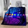 3D Chakra bedruckte Decken Warme Flanelldecken Weiche und bequeme Decke Bettbezüge Decken für Betten Geburtstagsgeschenk