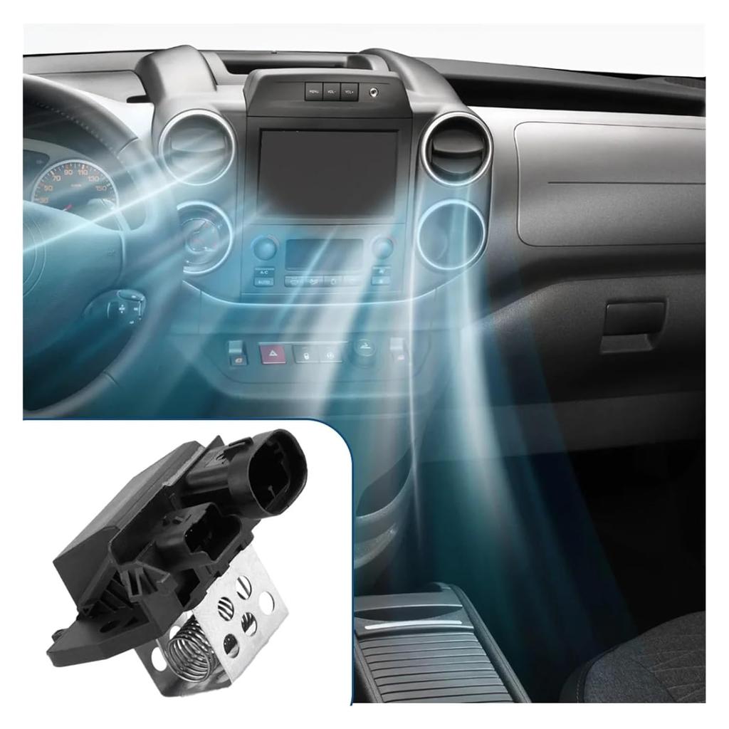 9673999980 Radiator Fan Controller Resistor Fit for Peugeot 301 3008 307 308 408 5008 Fit for Citroen C4 DS5 DS4 4+2 Pins
