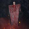 Halloween Hanging Ghost Scary Skeleton Gauze Ghost For Entrance Decoration Horror Party Outdoor Indoor House Decoration Props