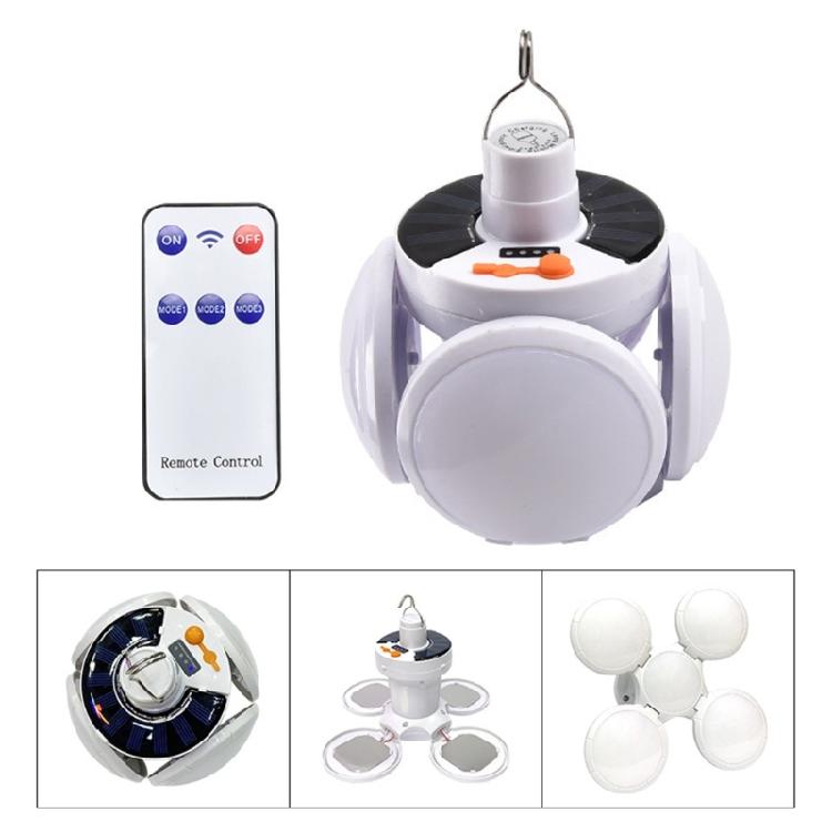 Folding Solar Camping Light Portable Emergencies Light USB Rechargeable Outdoor Tent Lamp with Hanging Hook Enduring