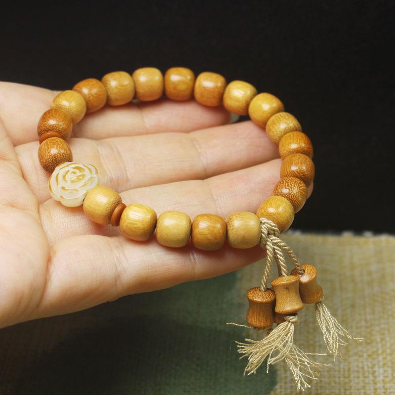 8mm Sandalwood Beaded Bracelet Minimalist Elegant Fashion Gift for Women & Men