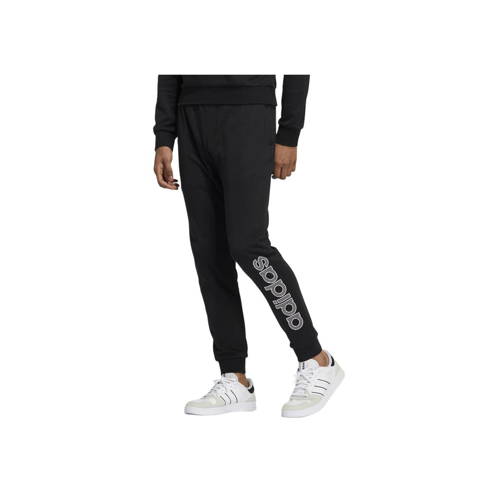Adidas Neo Casual Elastic Waist Joggers Men Bottoms Black HD7065