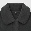 UNIQLO Solid Color Single-Breasted Jacket Women jackets Gray 442884-08