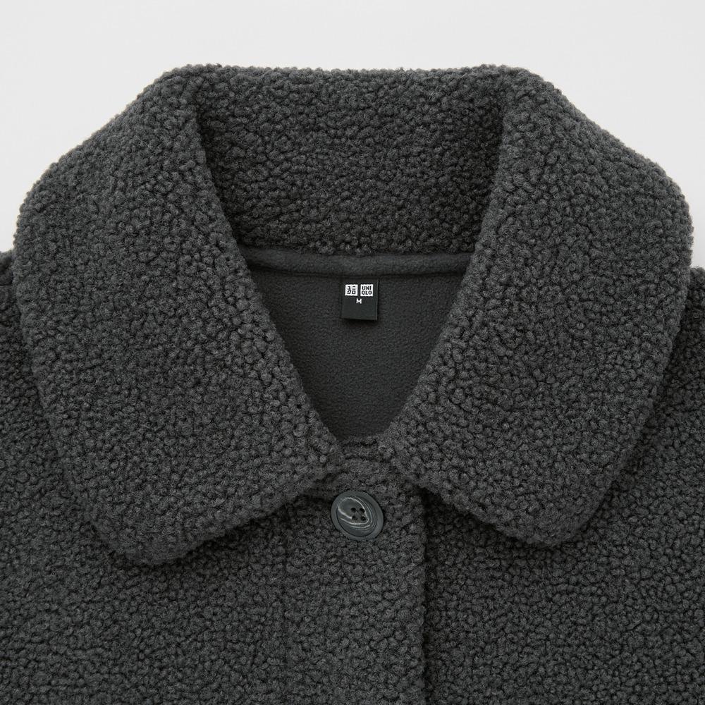 UNIQLO Solid Color Single-Breasted Jacket Women jackets Gray 442884-08