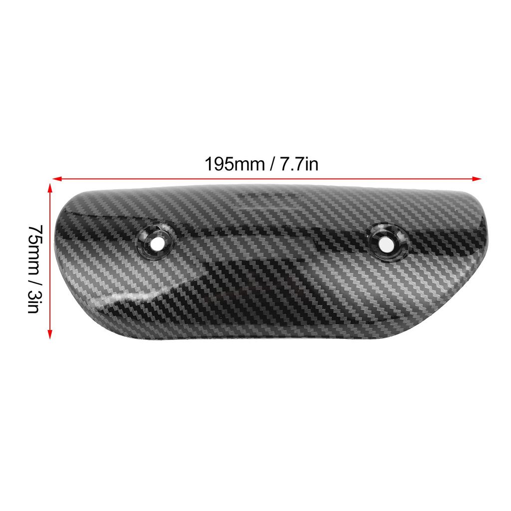 Auspuff-Hitzeschutz, Hitzeschutz für Rohr, Motorrad-Auspuff-Mittelrohr