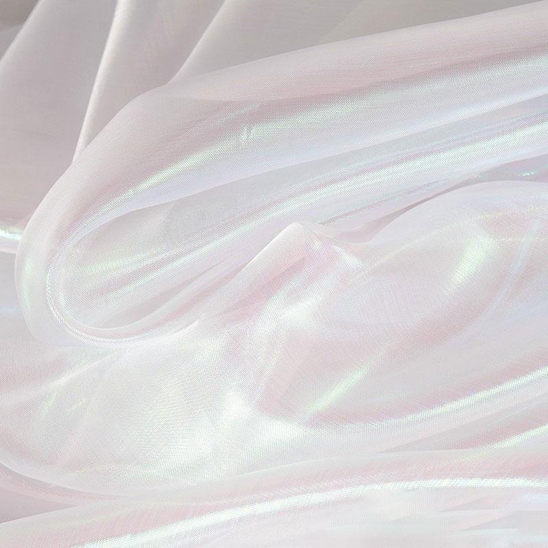 Laser Farbverlauf Organza Stoff Kleid DIY Handgemachtes Kleidungsstück Stoff Weiches Garn Bühnenhintergrund Dünner Stoff Nähen Farbverlauf Tüllstoff