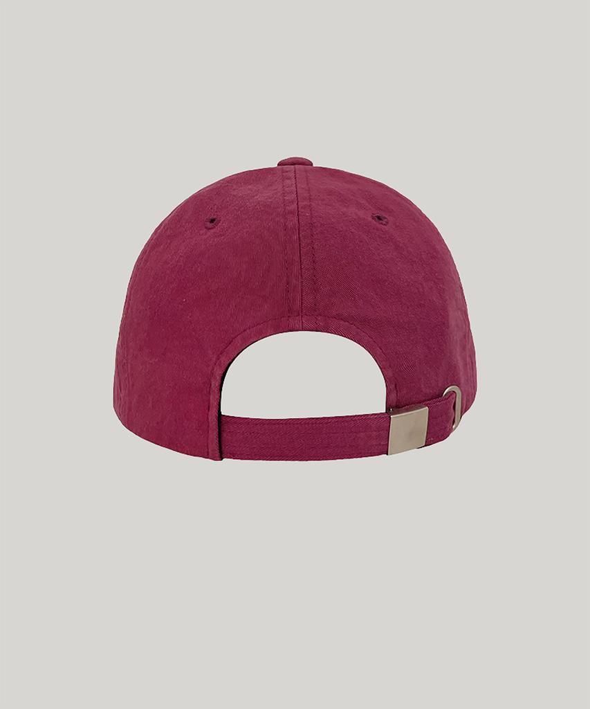 Maugeu Poppy Stitch Washed Wide Ball Cap Sky