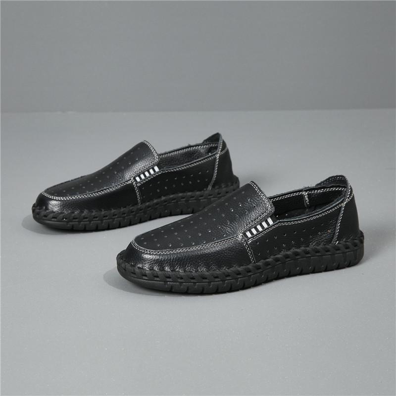 

Новые удобные дышащие лоферы Новые мужские эспадрильи из натуральной кожи Мужские кроссовки для ходьбы Обувь Zapatos Hombre 38