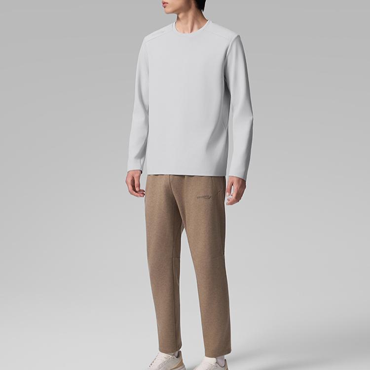 Saucony FW25 Fashion Round Neck Pullover Simple Comfortable Long Sleeve T-Shirt Men Tops SA2250LT82C-GR133