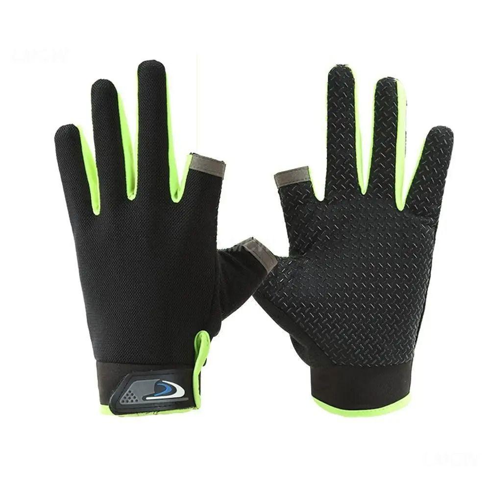 Sonnenschutz Angelhandschuhe Schutzhand Zwei-Finger Sporthandschuhe Fahrradhandschuhe Outdoor