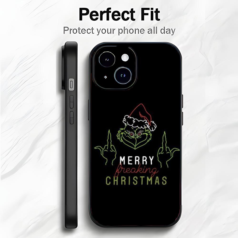 Merry Christmas Festive Design Art Phone Case Phone Case Soft Packaging Lightweight For iPhone17 16 15 14 13ProMax