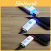 Високоякісний USB 3.1 Type-C USB-C Кабель зі світлодіодним індикатором для синхронізації даних та швидкої зарядки для телефонів Android