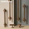 Dooroom Brass Furniture Handle Vintage Style High Quality Cabinet Closet Dresser Shoebox Drawer Cabinet Pull