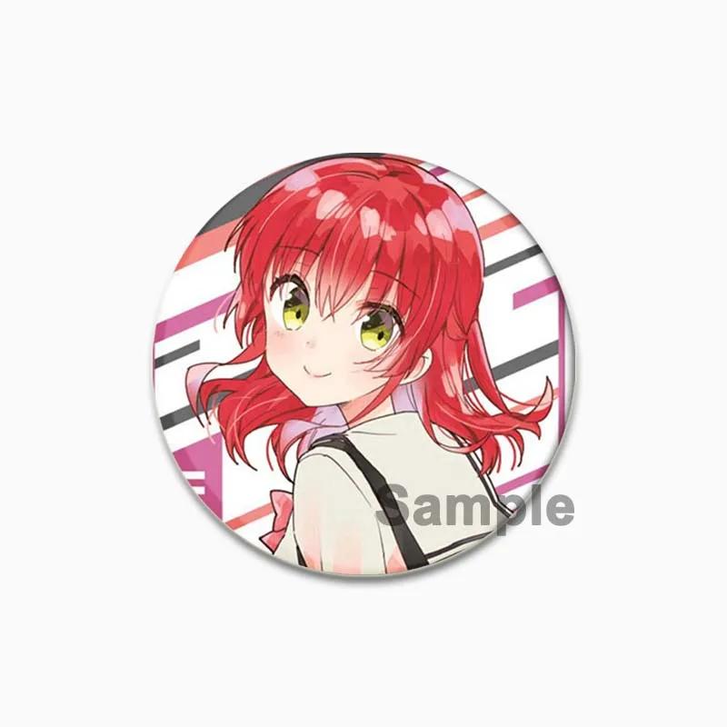 32/44/58mm Handgemacht BOCCHI THE ROCK! Broschen Hitori Gotou Nijika Ijichi Ryou Yamada Ikuyo Kita Kikuri Hiroi Anstecker für Kragen Schmuck Kleidung Hut