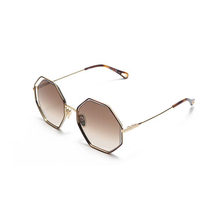 Occhiali da Sole Metallo Montatura Intera Forma Irregolare Unisex CH0046S