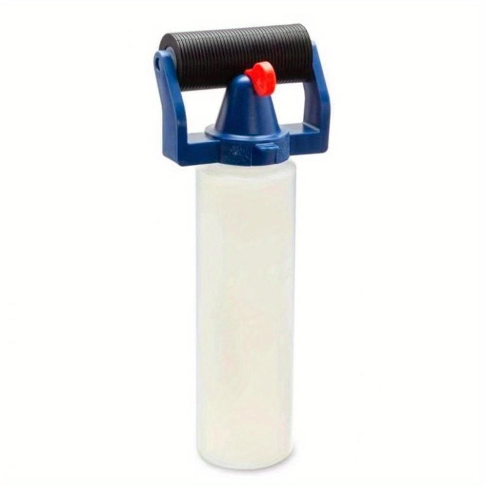 Easy-Clean 8oz PE Plastic Glue Roller Dispenser,Ideal for DIY Crafts & Wood Projects