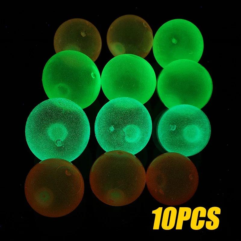 1-40PCSDecompression Glow-in-the-dark Bouncy Ball Sticky Wall Ball Stress Relief Vent Glow-in-the-dark Ball Suck Wall Toy Ball