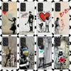 Street Art Banksy Graffiti Handyhülle für Samsung Galaxy A52 A42 A32 A22 A12 A02S A51 A50 A71 A70 A41 A31 A21S A40 A30S A20S A10