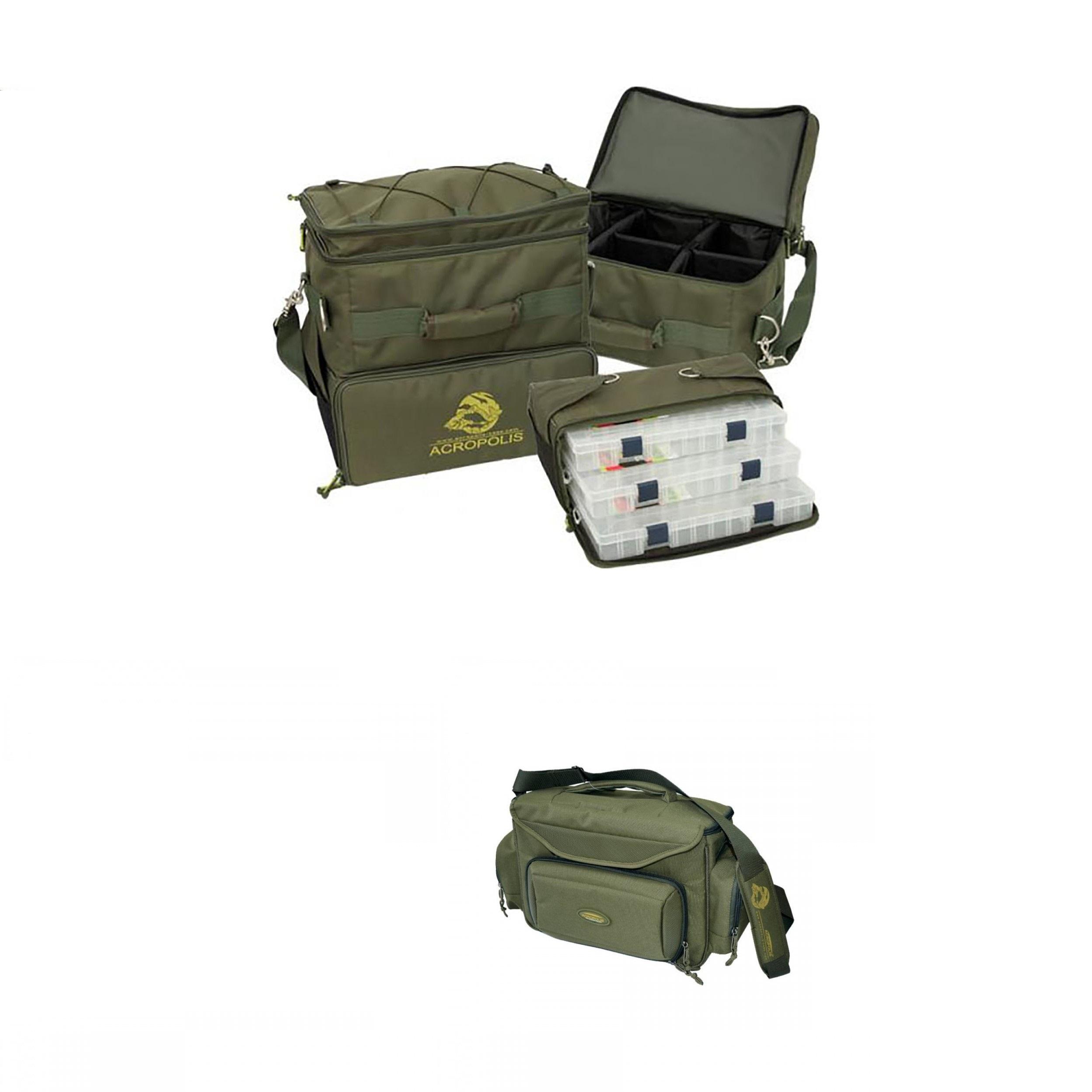 

Сумка рибальська з коробками Акрополіс Acropolis 35x12.5x25 cm