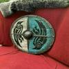 Mittelalter Larp Krieger Holz & Stahl Wikinger Rundschild Rüstung Templer Schild...