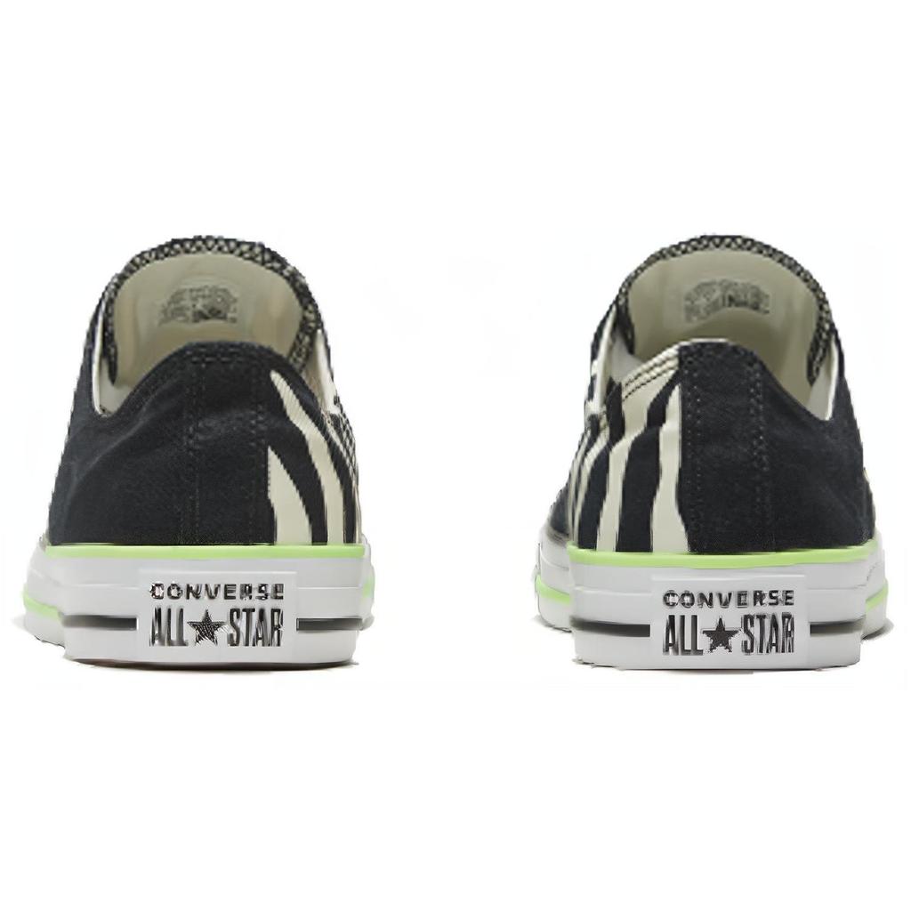 Converse Chuck Taylor All Star 'Black Zebra Print Neon Green' 167667C