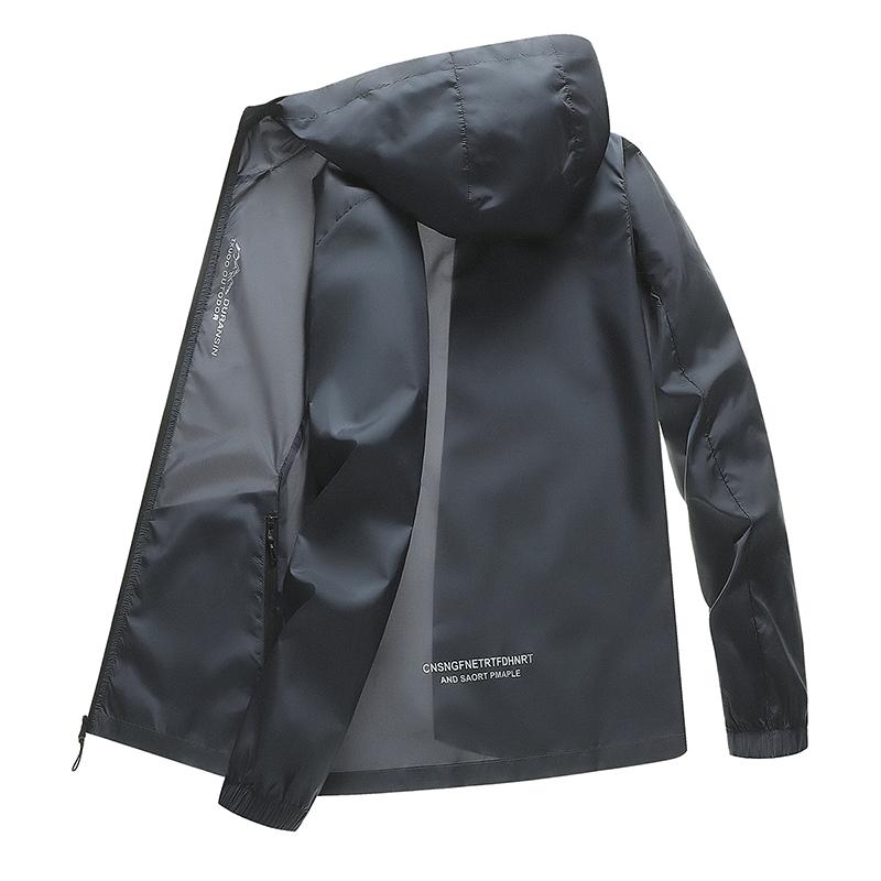 Summer Ice Silk Sunscreen Clothes For Men, Thin, Breathable, UV Resistant Fishing Jacket, Sunscreen Clothes For Men