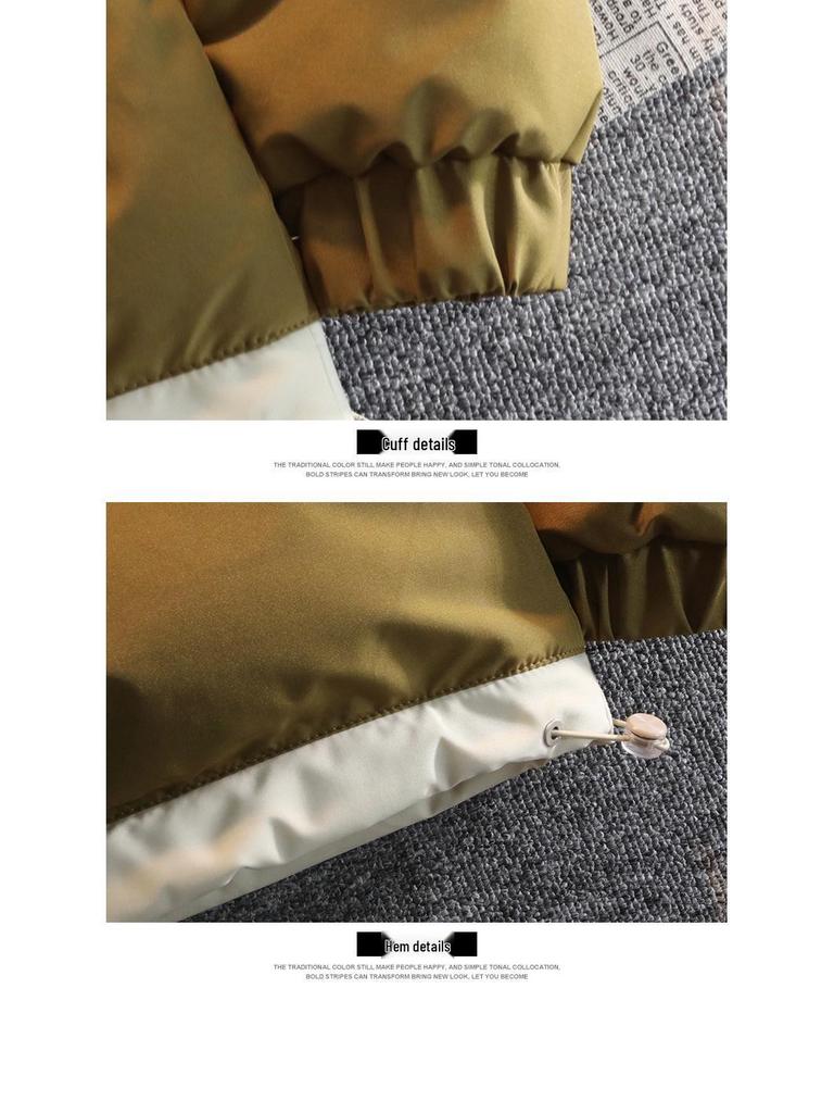 Men's Winter Hooded Cotton Jacket - Two-Piece Design, Thick, Loose, Trendy Outerwear