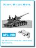 Friul Model Metal Movable Track Series Current Use American M107 175mm 203mm Armored Recovery Vehicle Track Plastic Model Parts 1/35 Self-Propelled