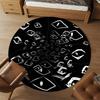 1PC Eyes Glasses Office Round Area Rug, Under Office Chairs Bedroom Living Room Home Decor,Carpet for Office, -1110280