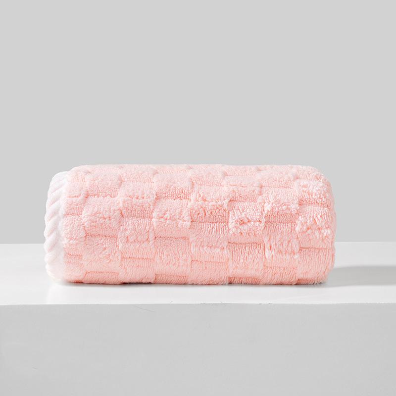 Set Of 3 Coral Velvet Towels Soft Bath Towels Highly Absorbent Guest Towels 35X75Cm 85X150Cm 70X140Cm Various Sizes