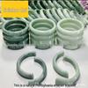 Natürliches Jadeit Guizhou Smaragd Farbe Armband in Blau, Schwarz, Weiß und Maisgelb