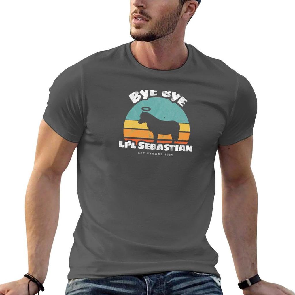 Bye bye Lil Sebastian Est Pawnee TShirt Vintage Style Printed Top