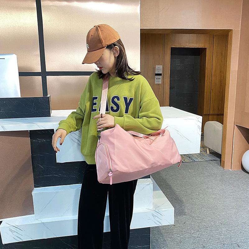 Unisex Travel Gym Bag with Wet & Dry Compartments