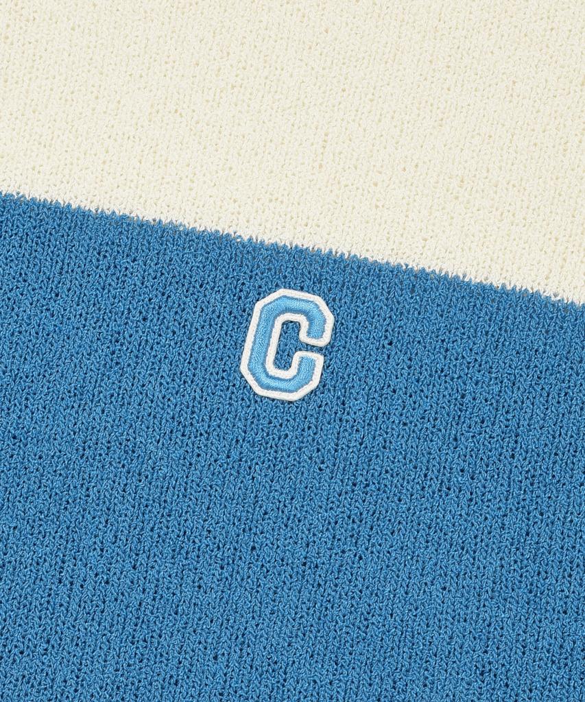 COVERNAT Rugby Half Knit Blue