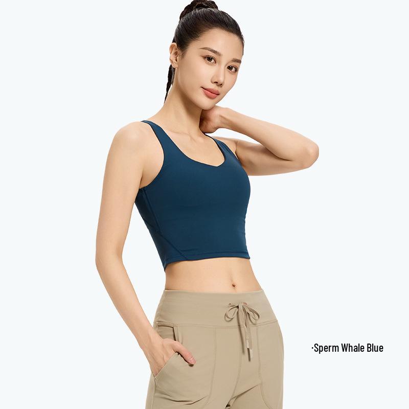 Women s Summer Sports Bra - Shockproof, Breathable, Comfortable Yoga & Running Vest with Beautiful Back Design