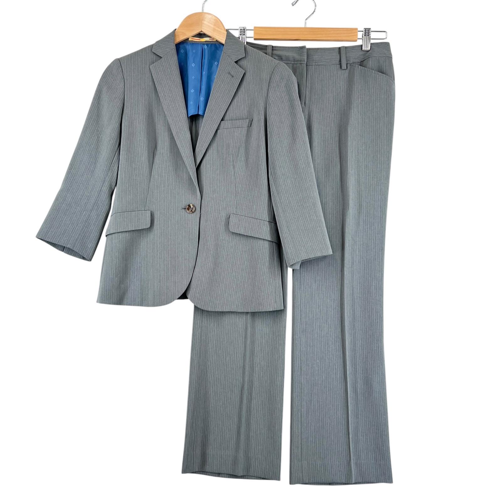 ORIHICA  stripe setup gray Women used