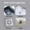10-50pcs Disposable Shower Drain Hair Catcher Mesh Shower Drain Covers Floor Sink Strainer Hair Stopper for Bathroom Kitchen