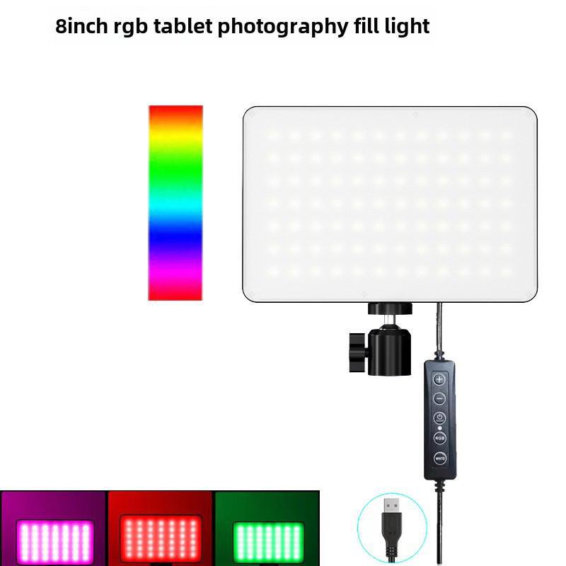 6" LED-Fülllicht: Flachpanel für Fotografie, Beauty-Livestreams, Videokonferenzen, Weiche Beleuchtung