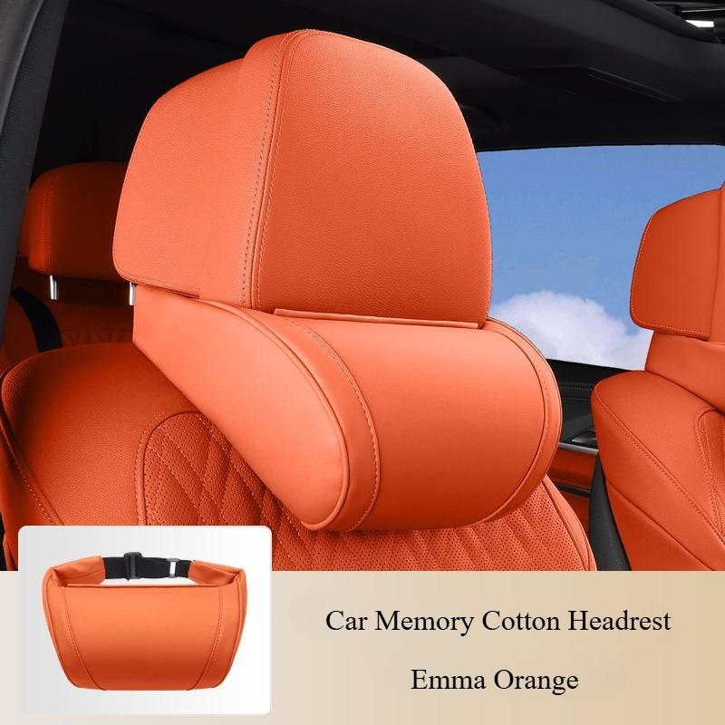 Memory Cotton Car Headrest Lumbar Support Driver's Seat Cushion Head And Neck Protection Pillow for Car Seat Accessories
