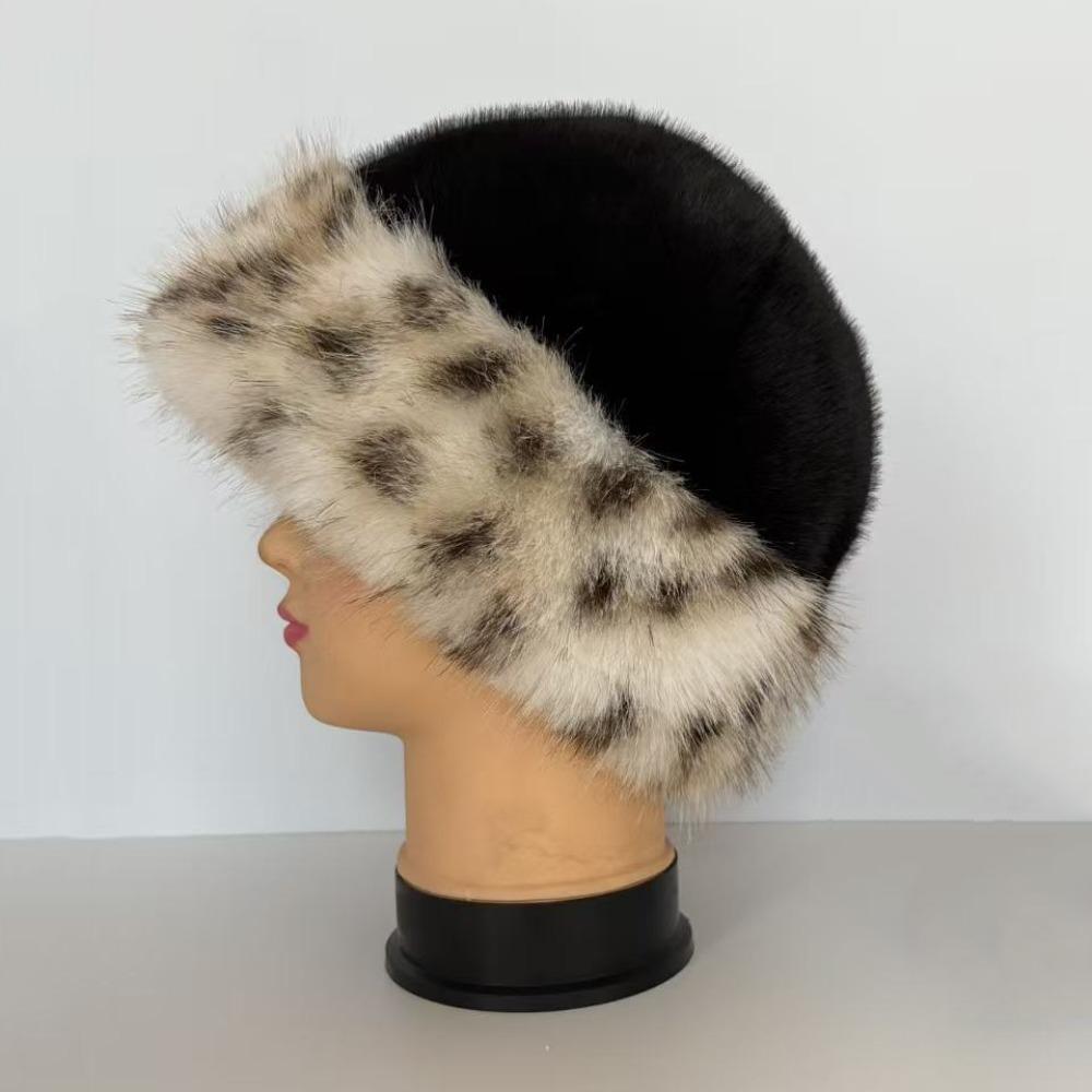 Thicken Material Warm Winter Hat Windproof Fisherman Hat Ear Protection Headband  Winter Outdoor чёрный