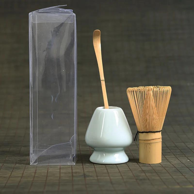 Tea Whisk Set Matcha Tool Tea Set Bamboo Whisk Scoop Ceramics Matcha Bowl Traditional Handmade Ceremony Tea-making Tooling