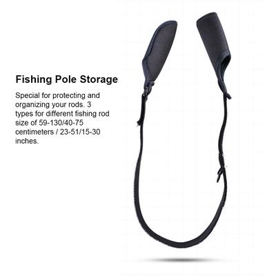 Custodia per canna da pesca Borsa pieghevole portatile per canna da pesca Borsa da viaggio elastica per canna da pesca