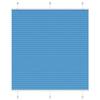 VidaXL Store Pleated Blue 115x100 Cm Fabric Width 114.4cm Polyester, Pleated Window Blind, Accordion Blind, Blind 4015180