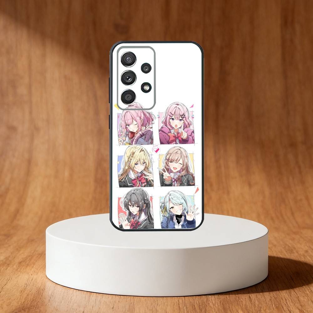 Watanare Anime Phone Case For Samsung S25,S24,S21,S22,S23,S30,Ultra,S20,Plus,Fe,Note,10,9,5G Black Cover