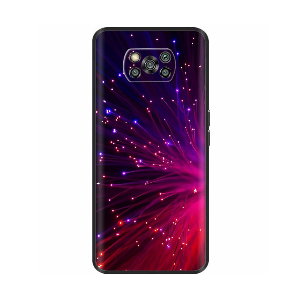 For Xiaomi Poco X3 NFC Case Printed Cartoon Silicone Back Cover Soft Bumper Phone Case For POCO X3 Pro X 3 TPU Case Funda 6.67''