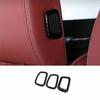 ABS Carbon Fiber Seat Headrest Switch Button Cover Trim For BMW 5 Series 2018-22