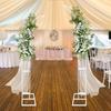 2-Pack Arched Wedding Stands,Steel Tube Floor Standing Arch(11lbs Capacity),Easy Assembly Brackets For Party & Holiday DIY Decor