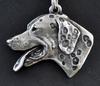Dalmatian, Carriage Dog, Spotted Coach Dog - Necklace with Dog, Silver-plated Pendant for Dog Fan, Unique Jewelry by Art-Dog Brand