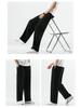 Pantalones Casuales de Lino de Lujo Ligero para Hombre Vonsrman - Estilo Chino, Otoño, Corte Holgado, Talla Grande, Corte Recto